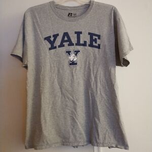 Gray Yale University Bulldogs Men's T-Shirt Size XL/XG (46-48)